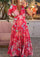 Milano Elegante Bloemenprint Jurk